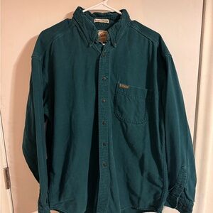 Woolrich Men's Deep Teal Button Down Shirt